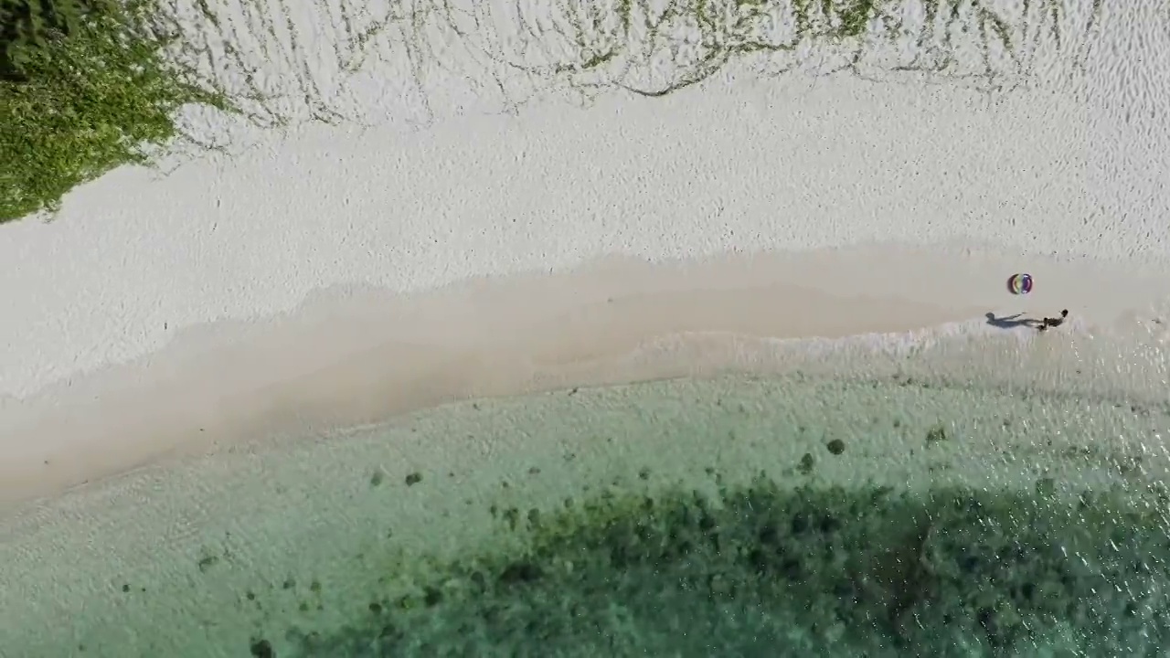 航拍海棠湾海滩,沙滩视频素材