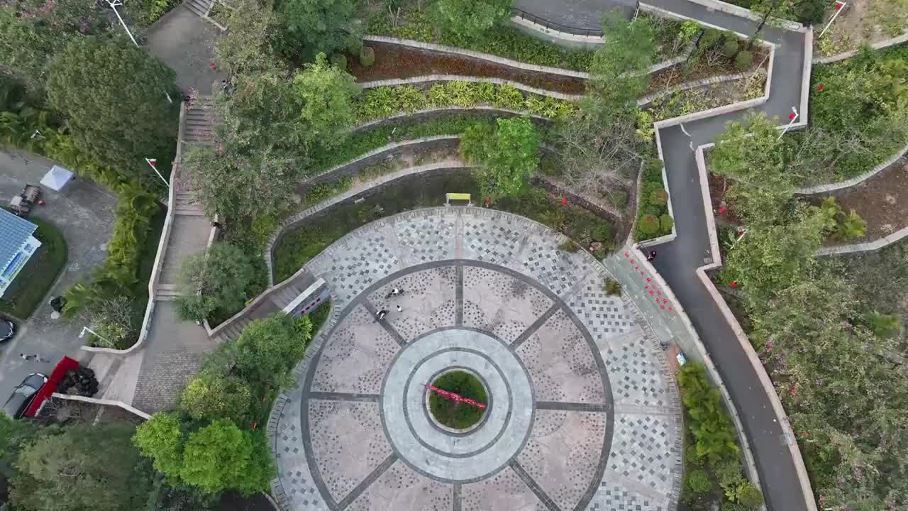 广东省惠州市惠阳区秋长景岭公园航拍视频下载