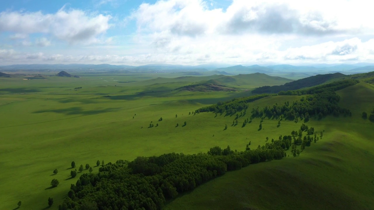 内蒙古草原，林场，牧场视频素材
