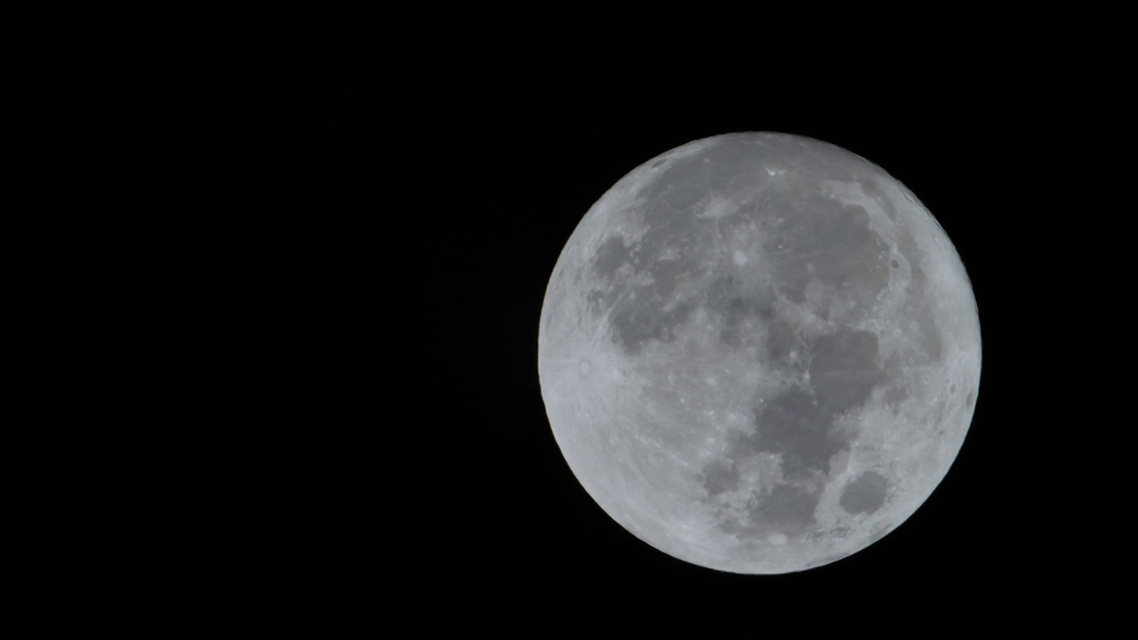 月亮满月上升视频素材