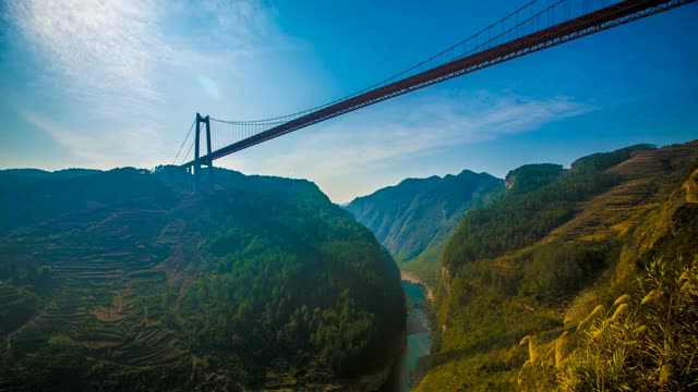 清水河大桥1视频素材
