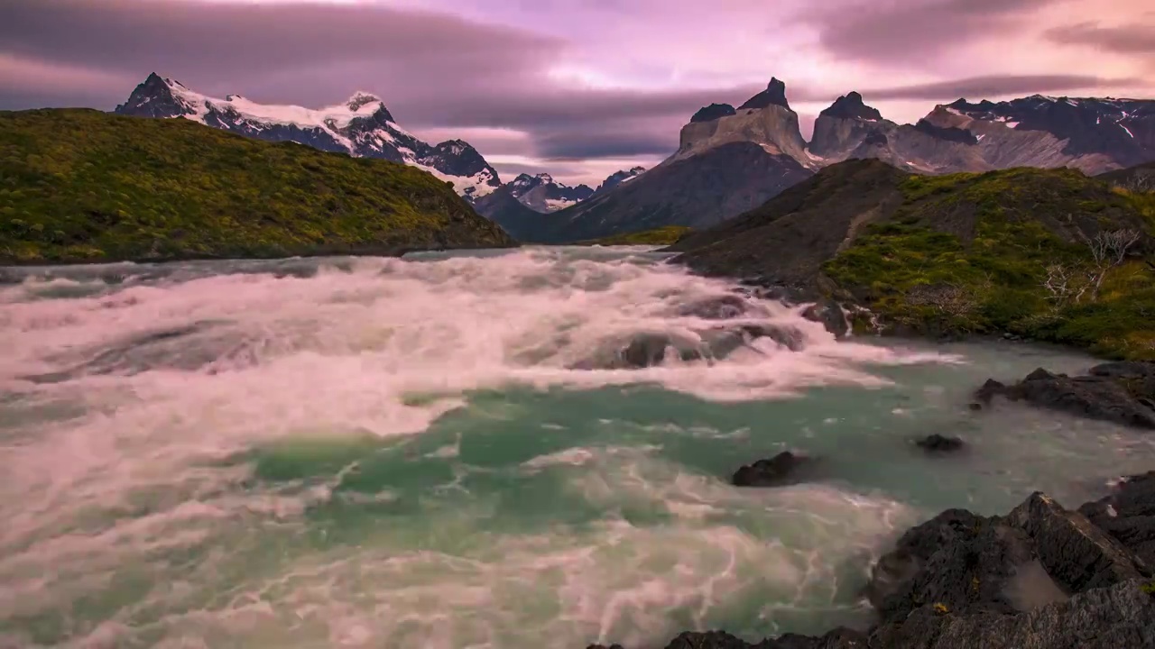 智利百内国家公园视频素材