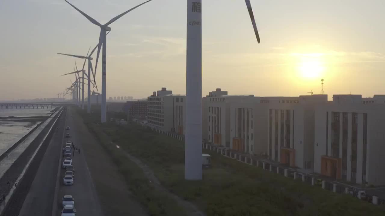 风力太阳能发电4K素材视频素材