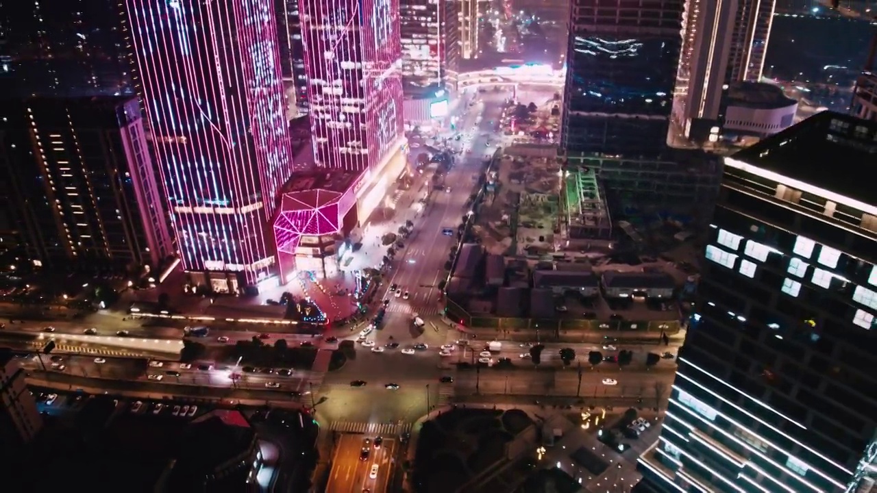杭州城市航拍视频素材