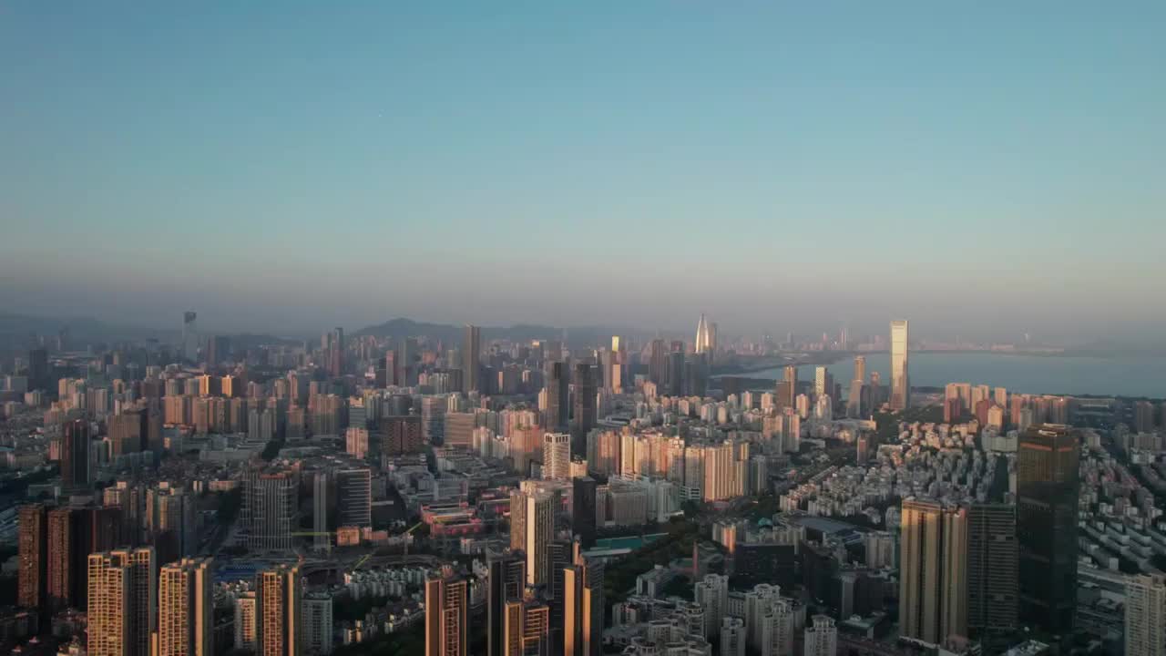 都市日落视频素材