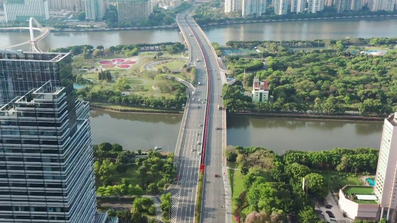 广州大桥视频素材