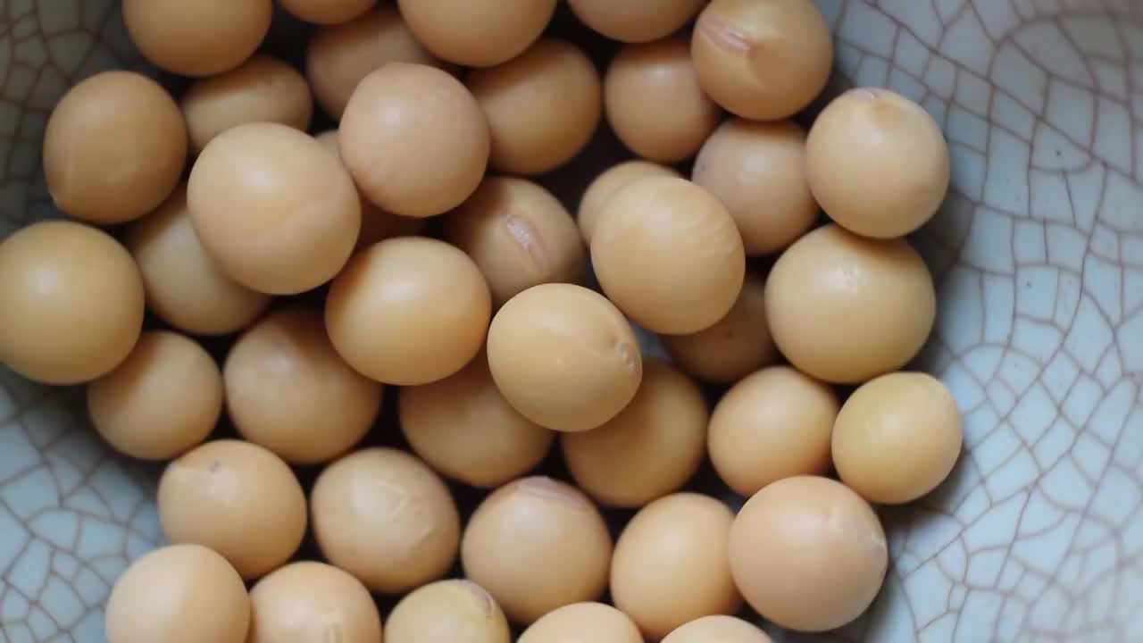 微距食品：黄豆视频素材