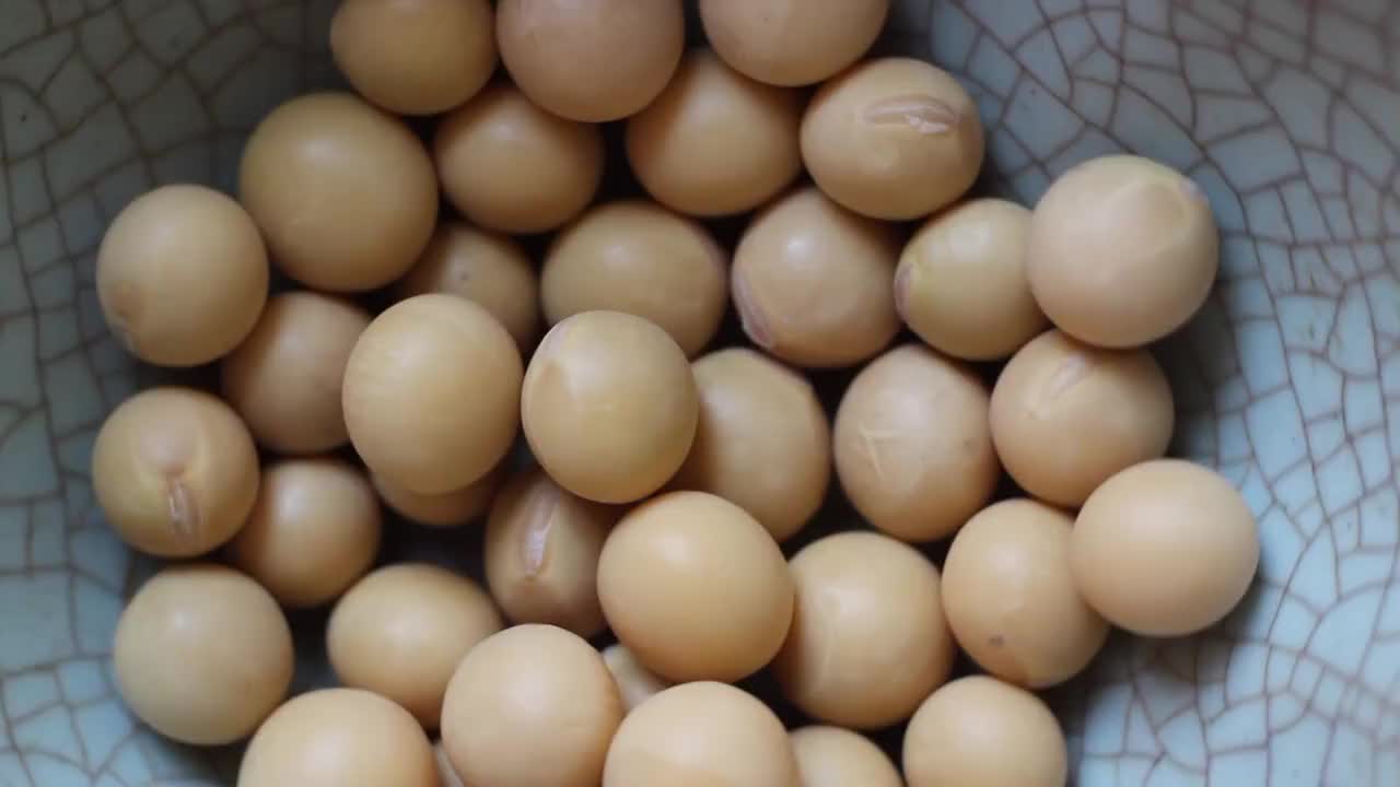 微距食品：黄豆视频素材