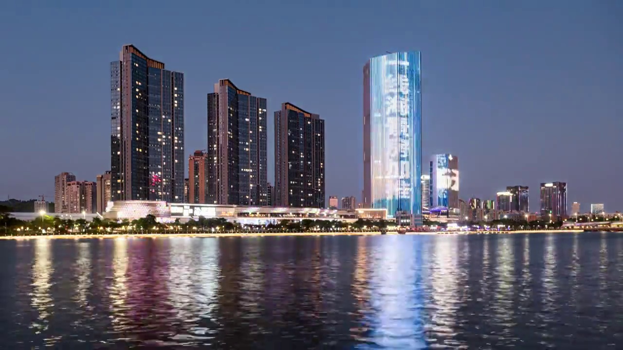 珠海中海环宇城延时视频视频素材
