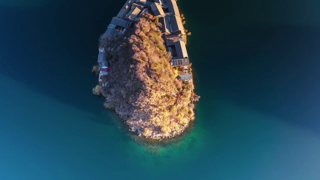 泸沽湖里格半岛风光视频下载