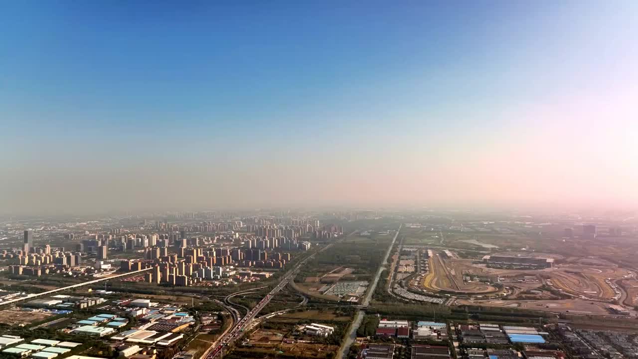 航拍上海赛车场4k视频视频素材