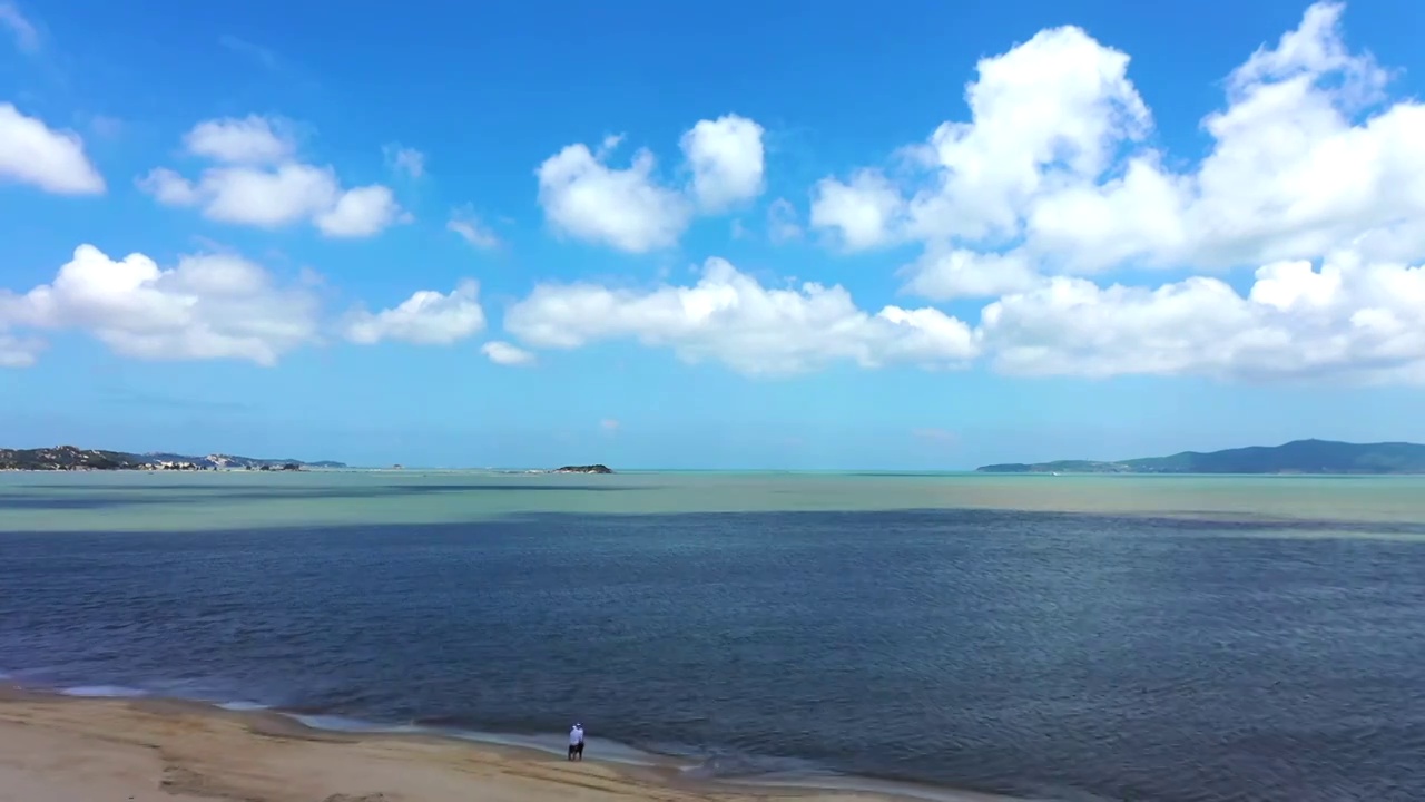 平潭海岛生态航拍视频素材