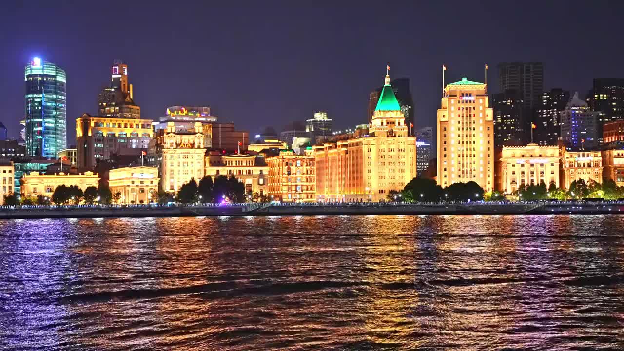 上海外滩夜景视频下载