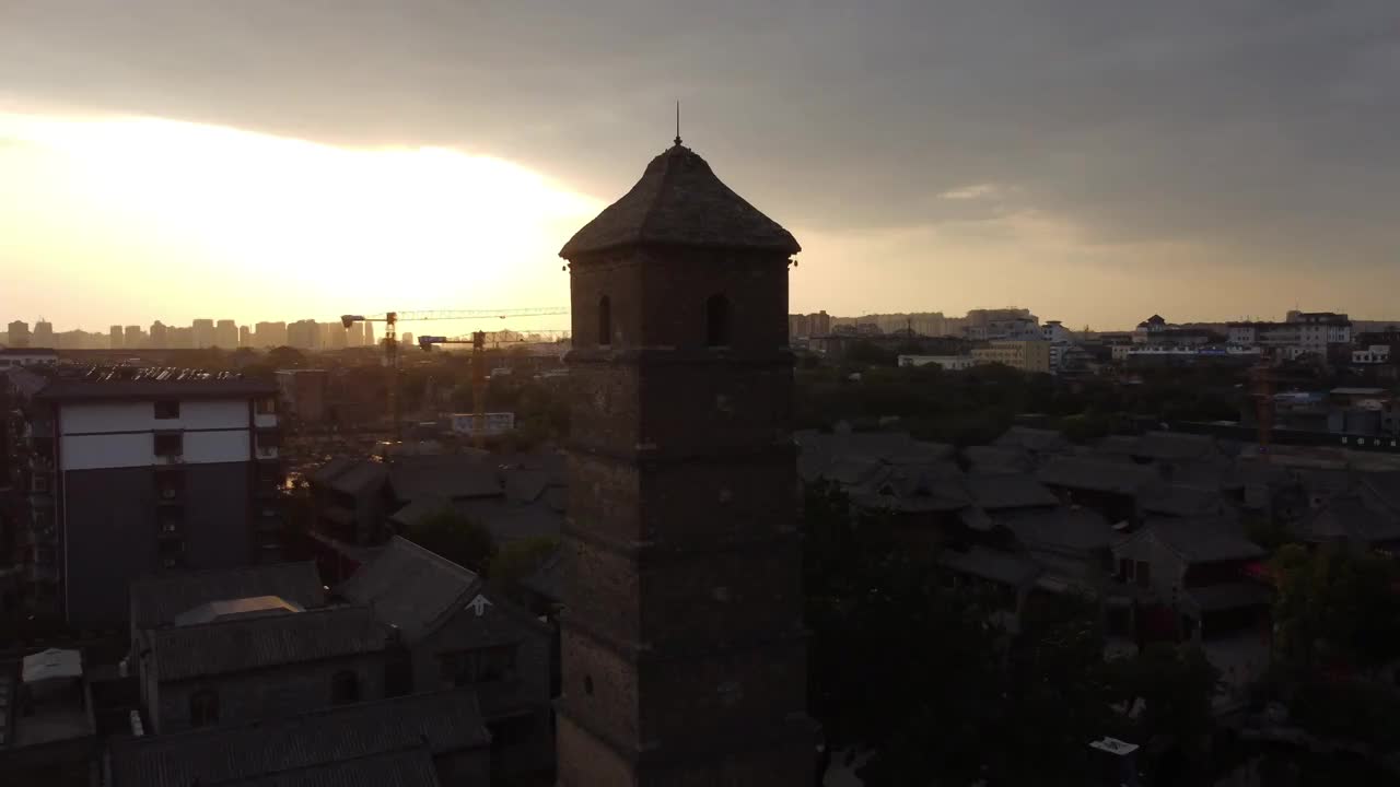 洛邑古城视频素材