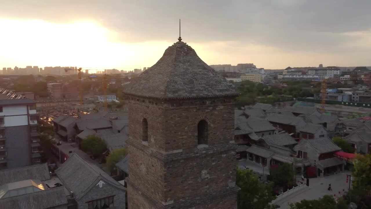 洛邑古城视频素材