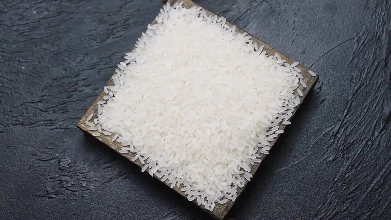 大米米饭慢动作升格集锦（合集）视频素材