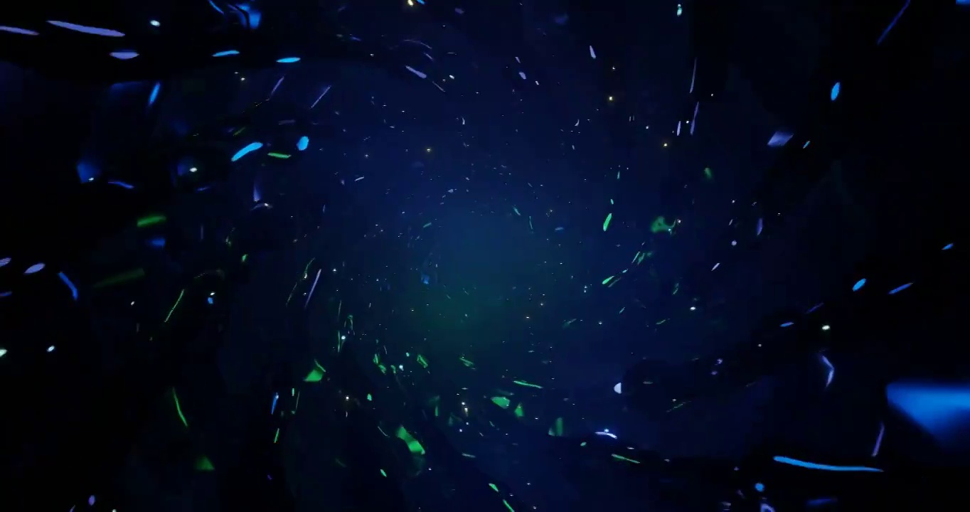 3D飞行的粒子效果特效动画视频下载