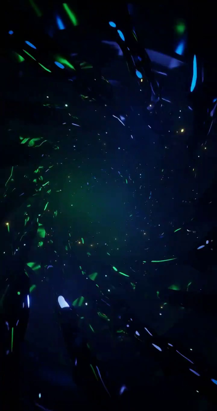 3D飞行的粒子效果特效动画视频下载
