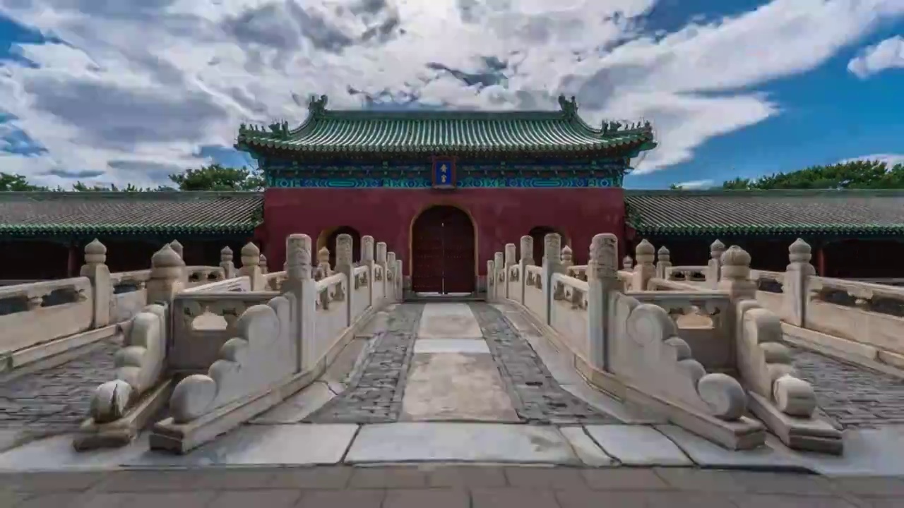 天坛斋宫视频素材