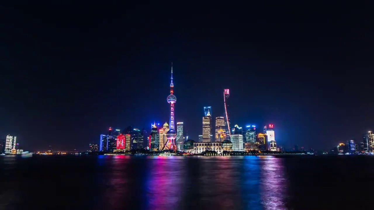 东方明珠 上海 城市 延时视频素材