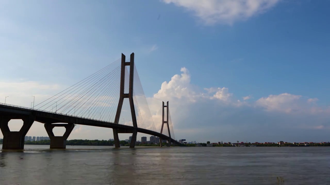 鄂黄长江大桥延时视频视频下载
