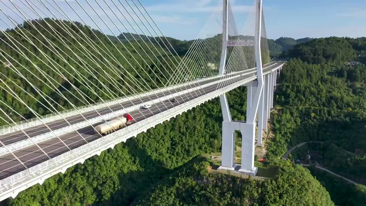 高速大桥视频素材