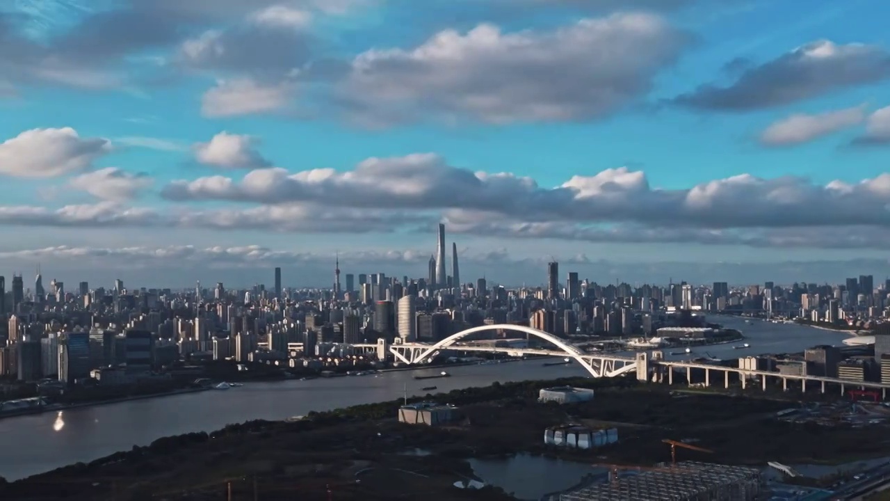 航拍上海视频下载