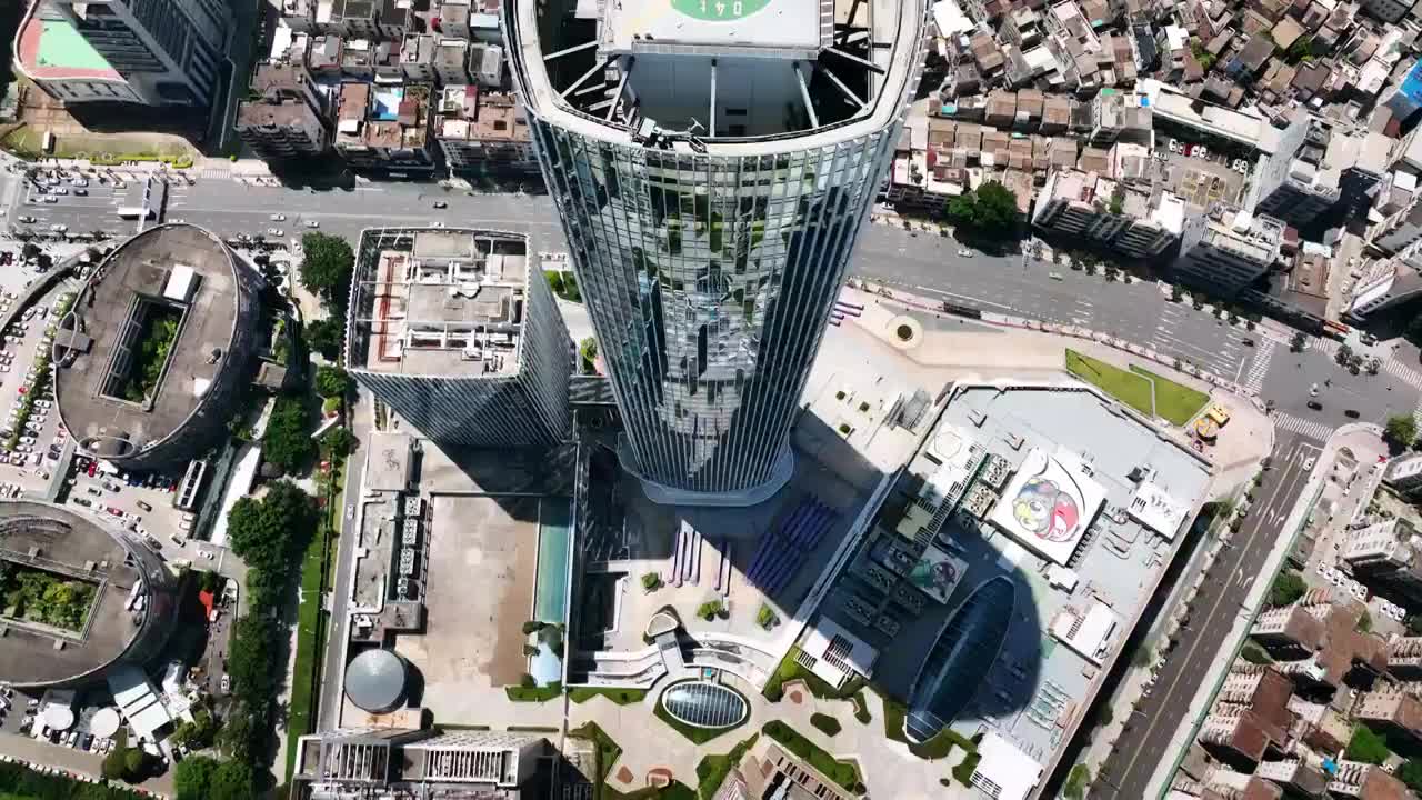 中山市城市地标完美金鹰广场视频下载