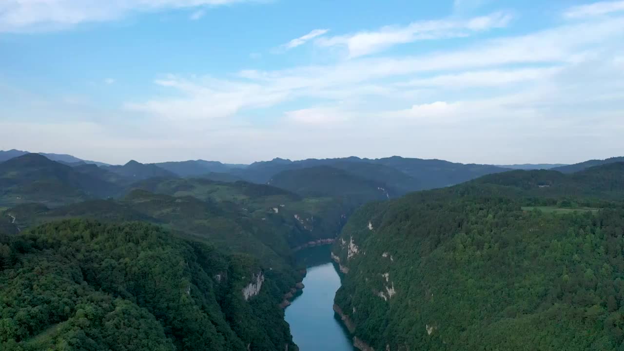 贵州乌江风光视频素材
