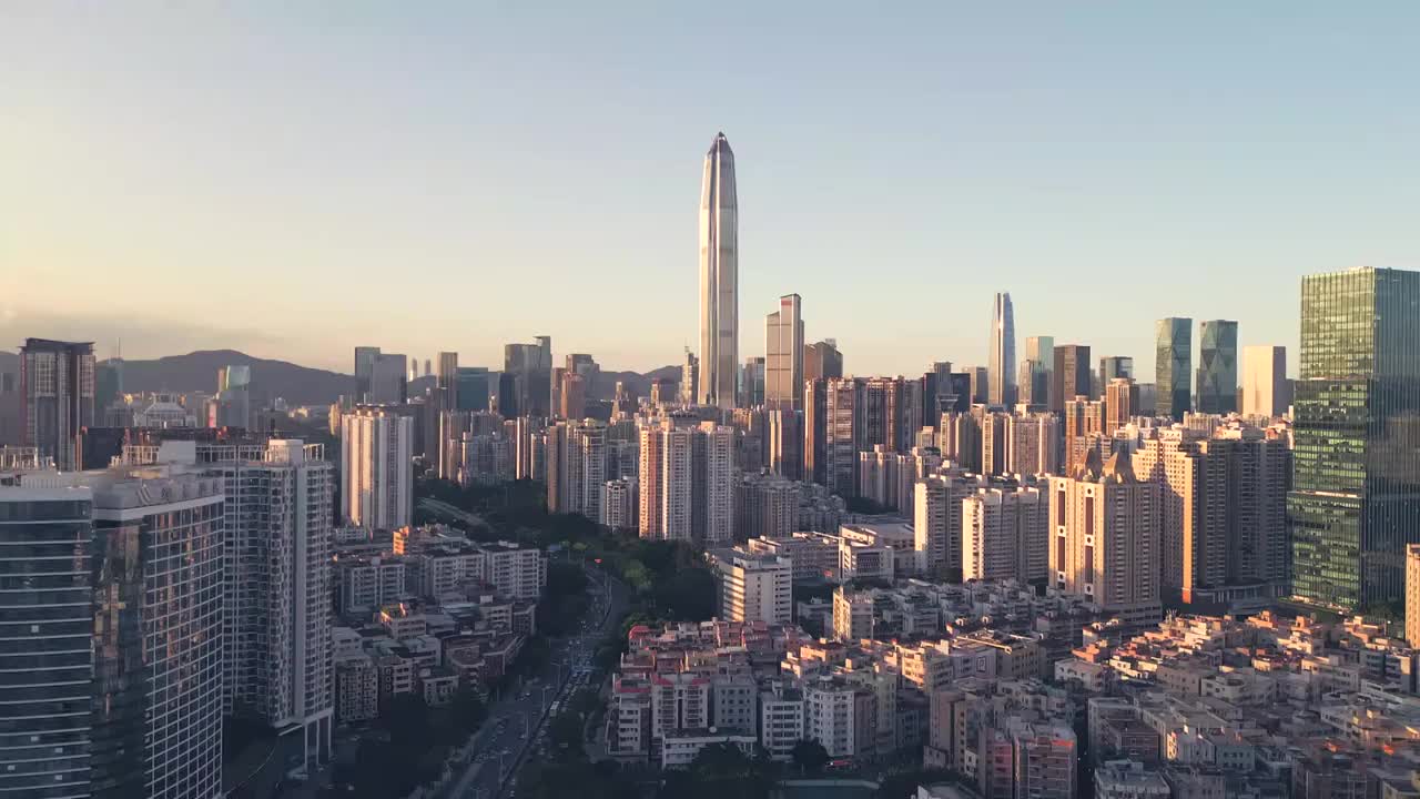 深圳市中心视频素材
