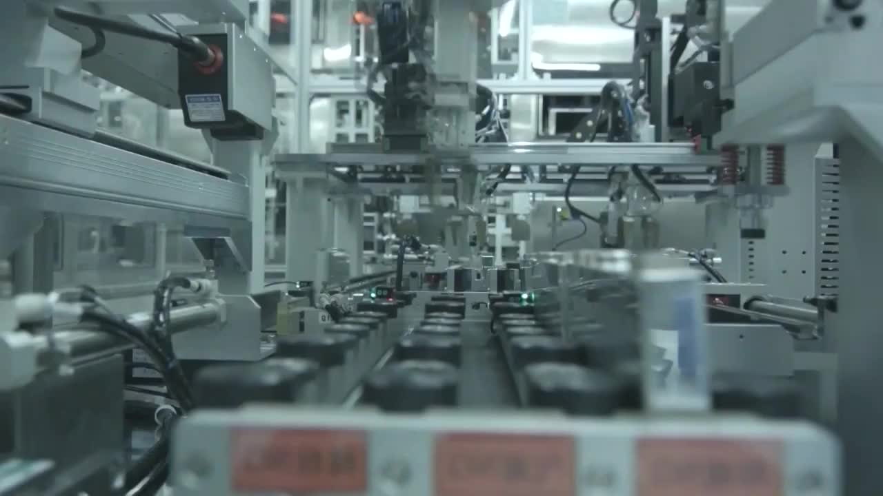中国经济发展汽车工厂自动化生产线（合集）视频素材