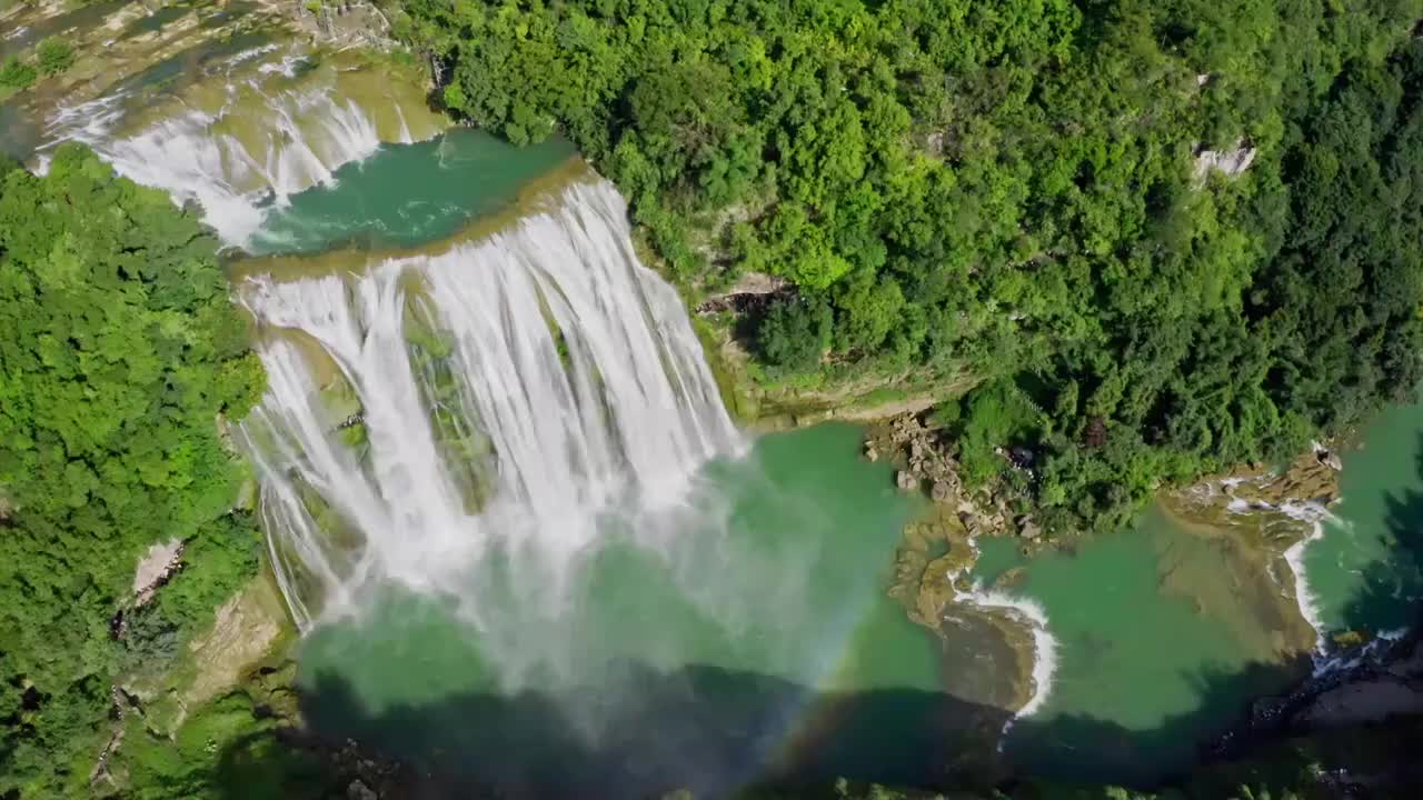 河流小溪瀑布视频素材