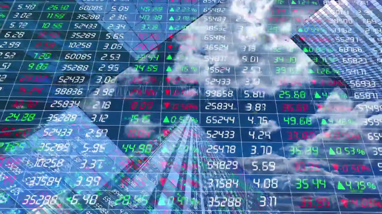 金融市场股票价格变化图表视频下载