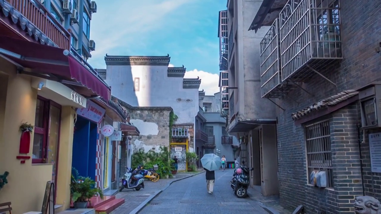 湖南省长沙市连升街景点视频素材