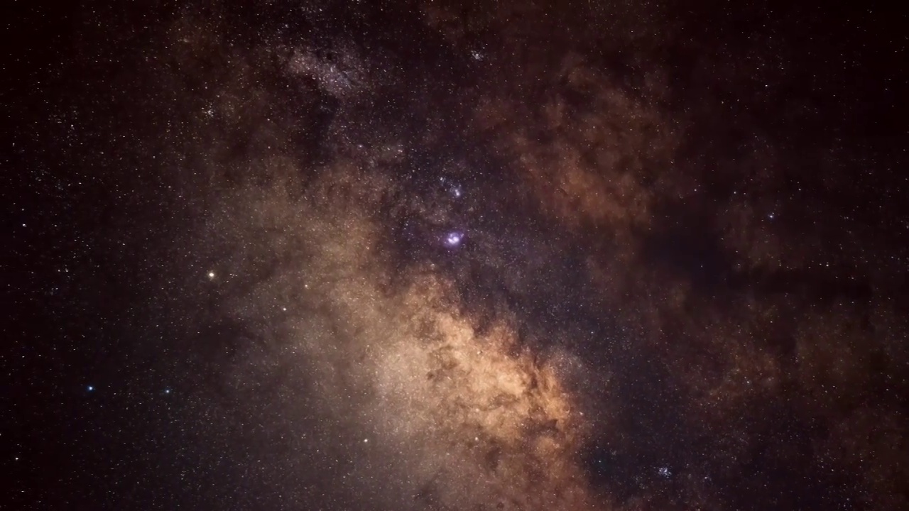 8K银河星空视频素材