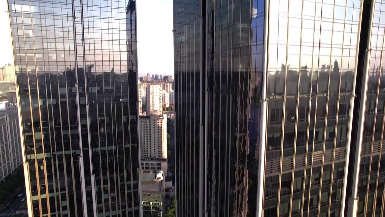 上海外滩枫泾BFC外滩金融中心城市航拍视频下载