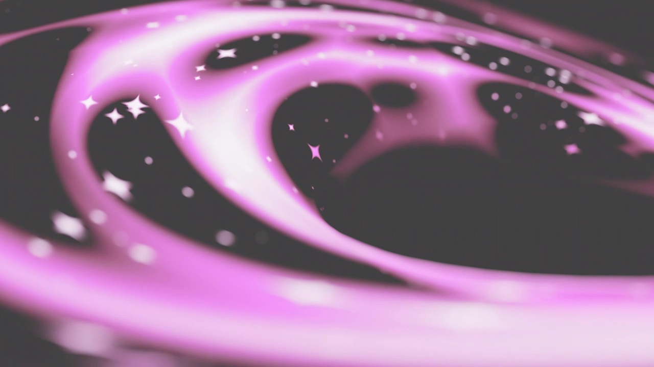 紫色粉色的粒子光斑的缓慢移动旋转的简约运动的动效特效CG背景辉光光芒虚化8K视频下载