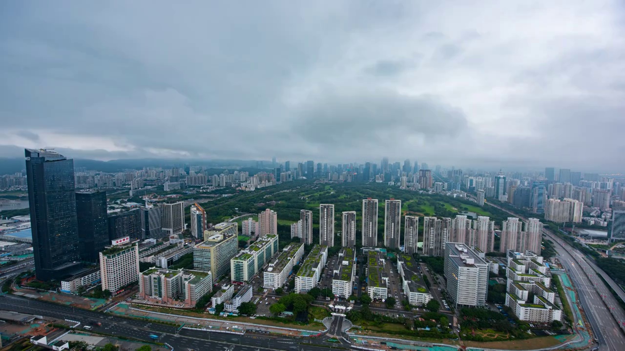 深圳城市延时视频素材
