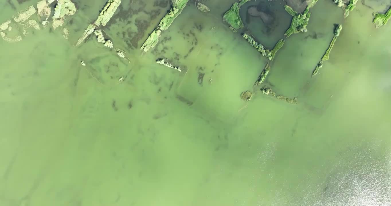 大理喜洲海舌公园航拍视频素材