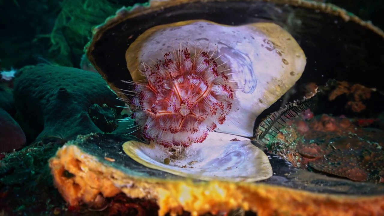 水下摄影神奇神秘的海底世界海胆视频下载
