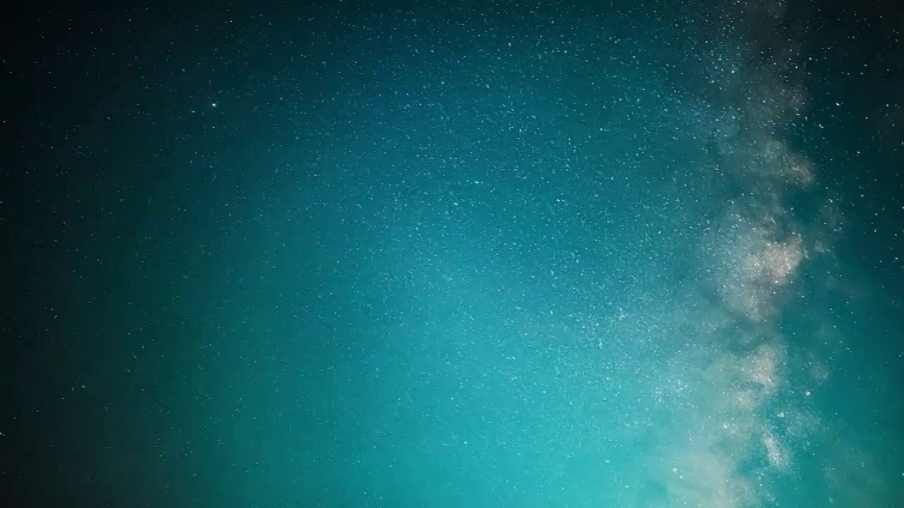 夏季银河星空延时素材视频素材