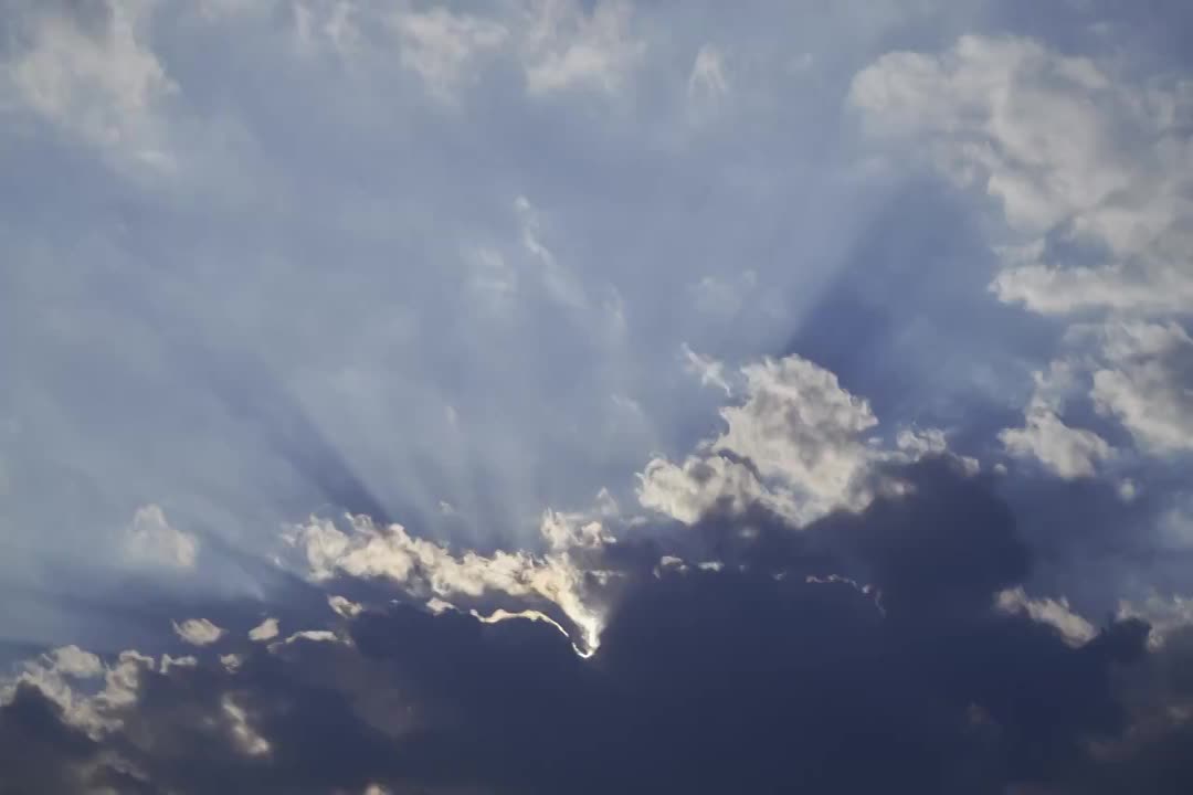 云景延时摄影耶稣光视频下载