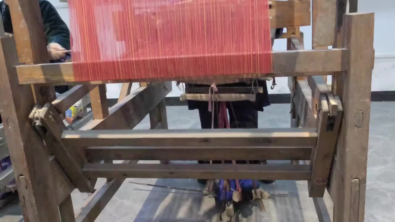 织布非遗苗族传统手工视频素材