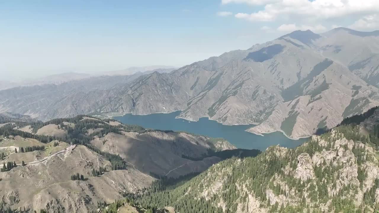 新疆天山天池视频素材