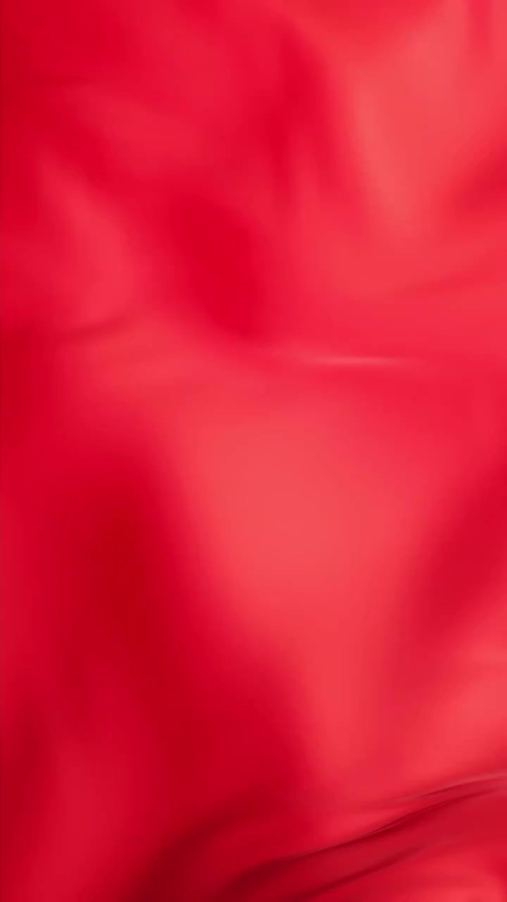 流动的红色布料飘动的红旗3D渲染视频下载