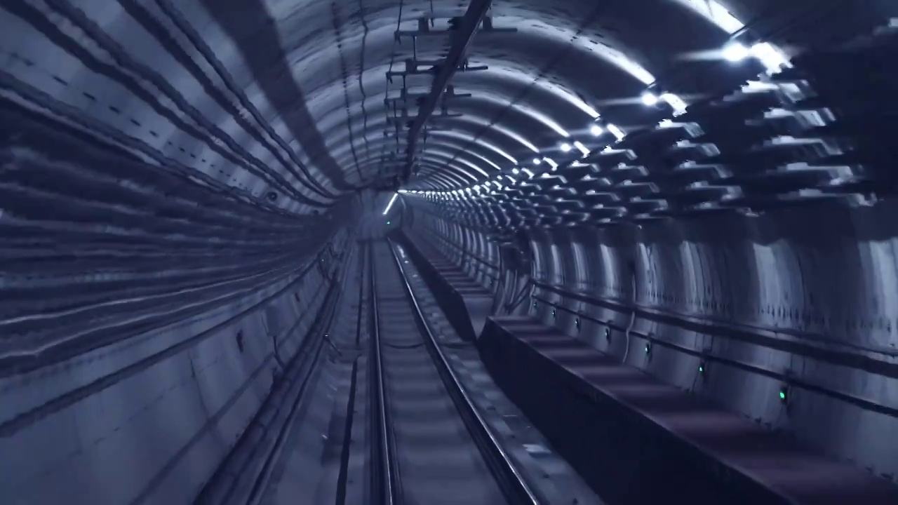 前进的地铁隧道视频下载