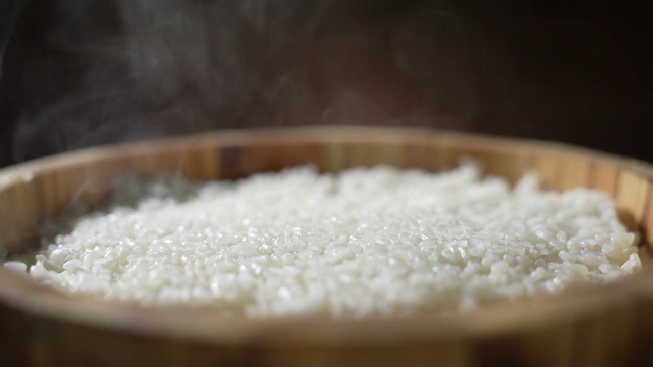 米饭视频素材
