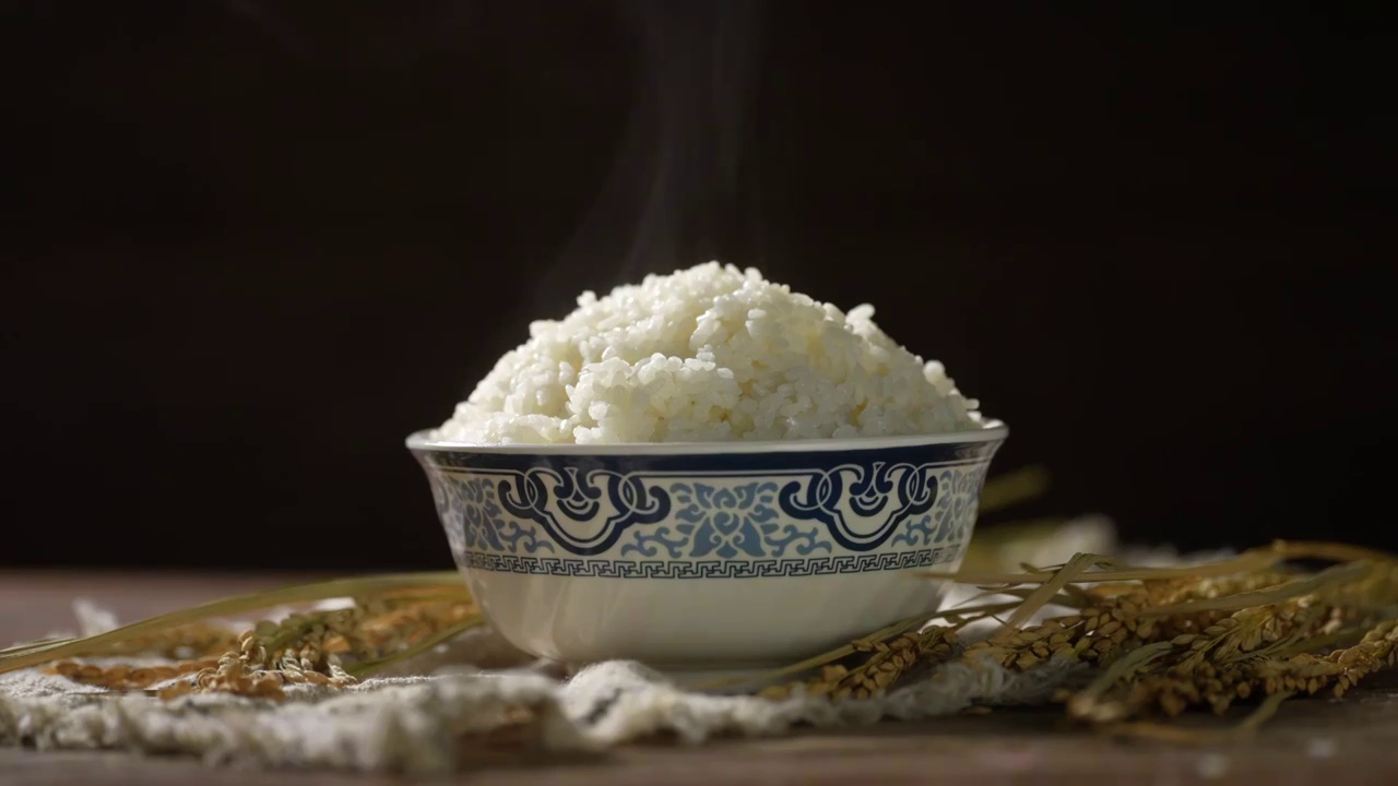 米饭视频素材