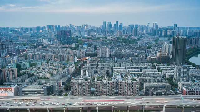 四川省成都市城市风光视频素材