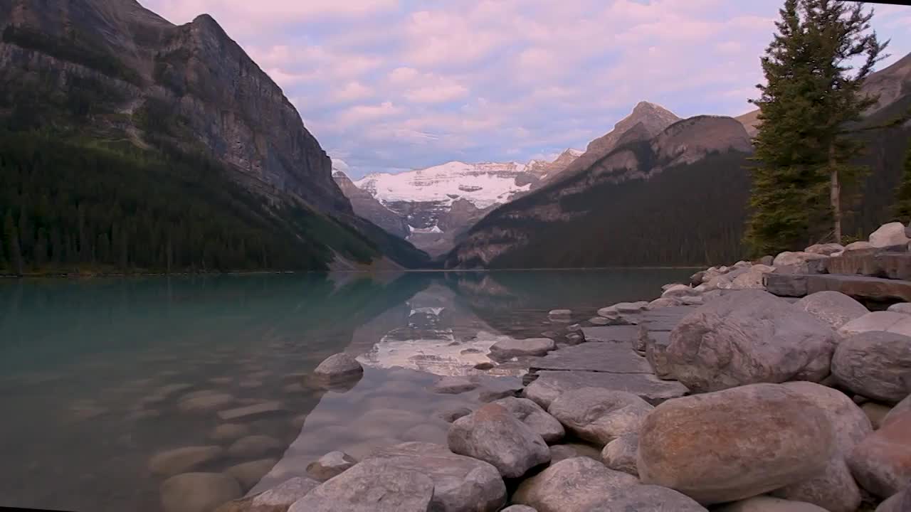加拿大班夫国家公园景色视频素材